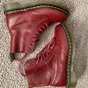 Dr. Martens Pascal UK size 4 Burgundy Cherry Red